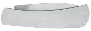 Case Brushed Stainless Steel Executive Lockback (00041)