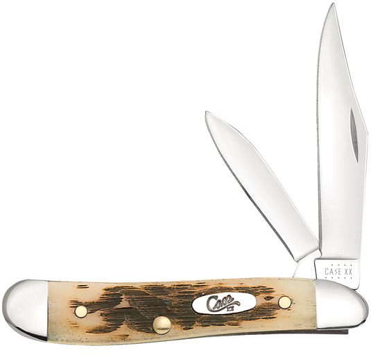 Case Amber Bone Peach Seed Jig Peanut (00045)