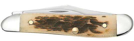 Case Amber Bone Peach Seed Jig Peanut (00045)