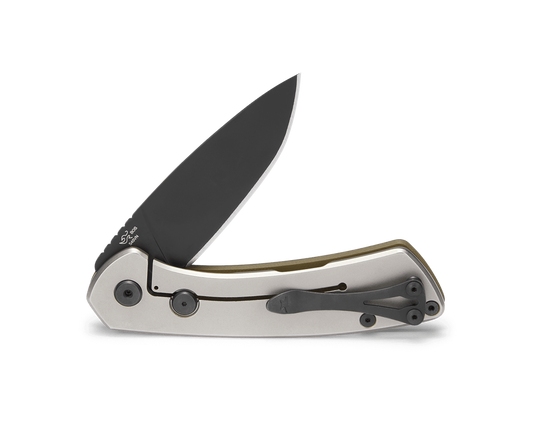 Buck® 040 Onset S45VN Steel OD Textured G10 (0040GRS)