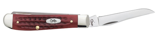 Case Pocket Worn® Corn Cob Jig Old Red Bone Mini Trapper (00784)