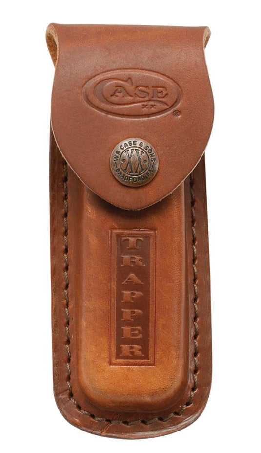 Case Genuine Brown Leather Trapper Sheath (00980)