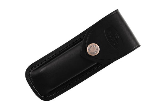Buck® 110 Folding Hunter Black Leather Sheath (0110-05-BK)