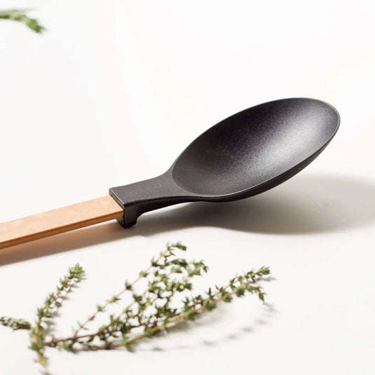 Epicurean Gourmet Series Large Spoon, Natural + Black 14