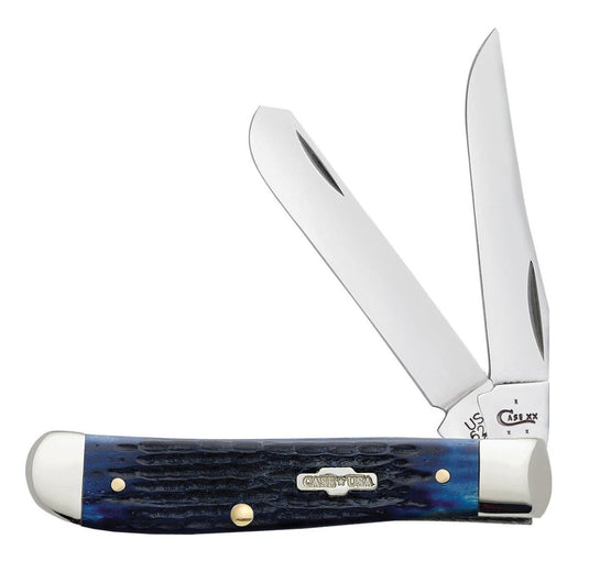 Case Rogers Corn Cob Jig Blue Bone Mini Trapper (02838)