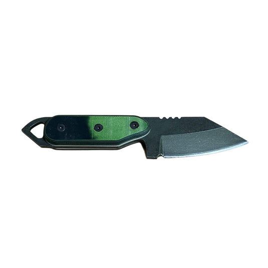 Shed Knives 2025 US Tanto, Day Glow / Black Layered G-10 (SK25USDG)