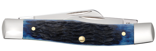 Case Rogers Jig Navy Blue Bone Medium Stockman (07049)