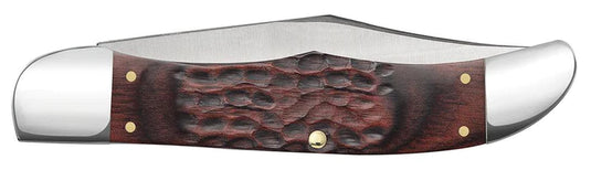 Case Rosewood Standard Jig Folding Hunter with Leather Sheath (00189)