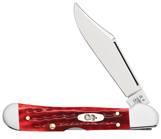 Case Pocket Worn® Corn Cob Jig Old Red Bone Mini CopperLock® (10307)