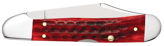 Case Pocket Worn® Corn Cob Jig Old Red Bone Mini CopperLock® (10307)