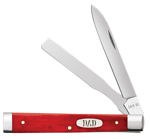 Case Father's Day Smooth Dark Red Bone Baby Doc (10638)