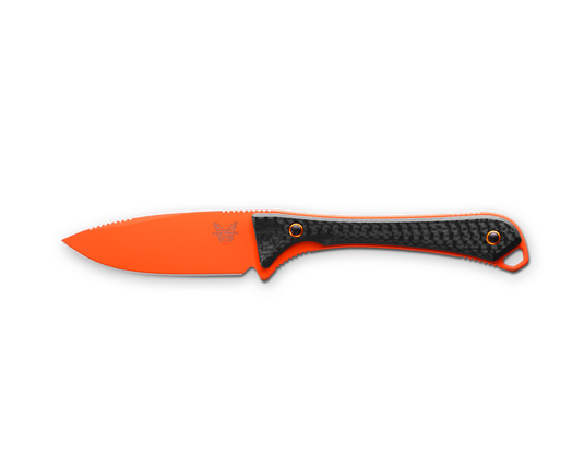 Benchmade Altitude® Fixed Blade Orange Creakote® w/ Carbon Fiber (15201OR)