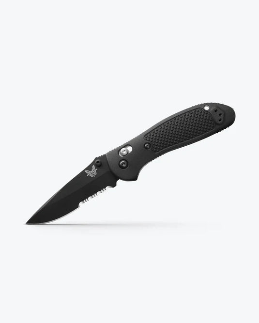 Benchmade Griptilian® AXIS® Lock Black S30V Partially Serrated (551SBK-S30V)