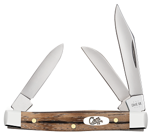 Case Natural Zebrawood Smooth Small Stockman (25144) - DISCONTINUED