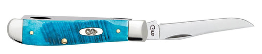 Case Sawcut Jig Caribbean Blue Bone Mini Trapper (25593)