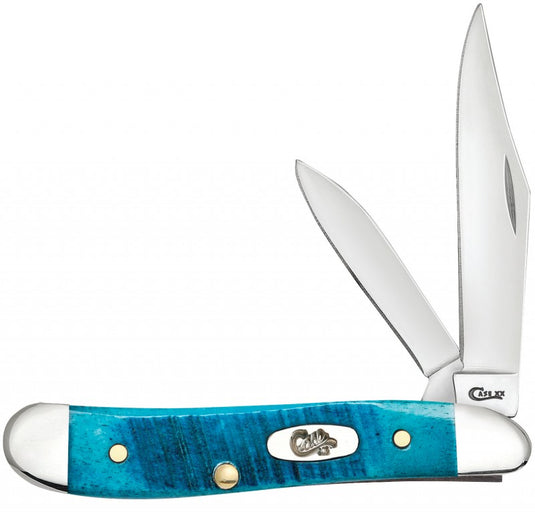 Case Sawcut Jig Caribbean Blue Bone Peanut (25596)
