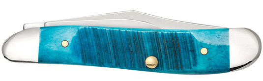 Case Sawcut Jig Caribbean Blue Bone Peanut (25596)