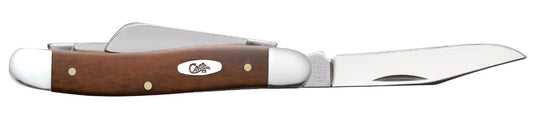 Case Smooth Chestnut Bone Medium Stockman (28701)