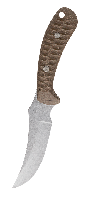 Case Ridgeback® Hunter OD Green Laminate w/ Orange G10, Leather Sheath (30594)