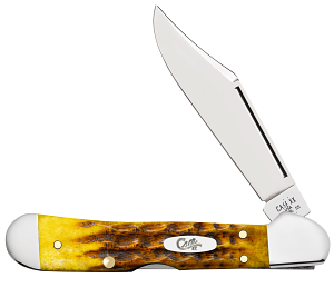 Case Heritage Jigged Honeycomb Bone Mini Copperlock® (32274)
