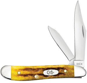 Case Heritage Jigged Honeycomb Bone Peanut (32276)