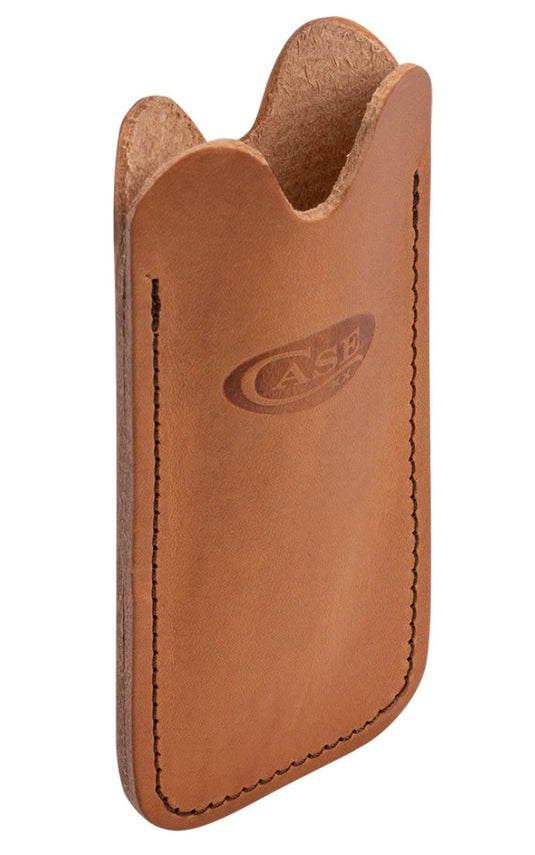 Case Genuine Brown Leather Knife Slip (41410)