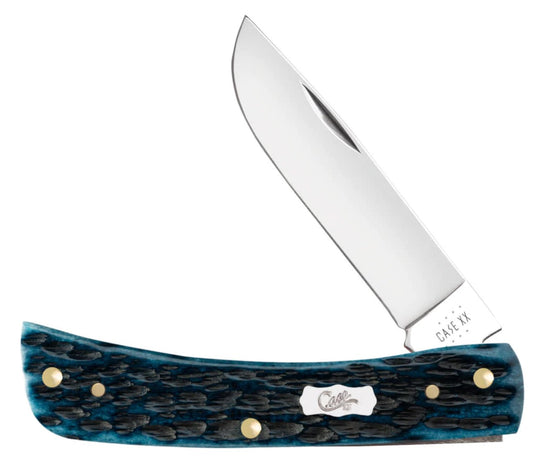 Case Pocket Worn® Peach Seed Jig Mediterranean Blue Bone Sod Buster Jr.® (51854)