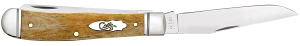 Case Smooth Antique Bone Trapper, Fluted Bolsters (58182)