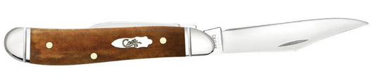 Case Smooth Antique Bone Peanut, Fluted Bolsters (58201) - DISCONTINUED