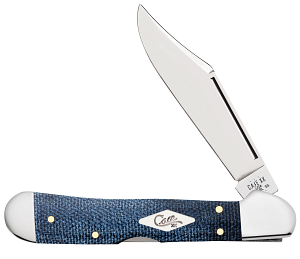 Case Blue Denim Canvas Laminate Smooth Mini CopperLock® (60512) - DISCONTINUED