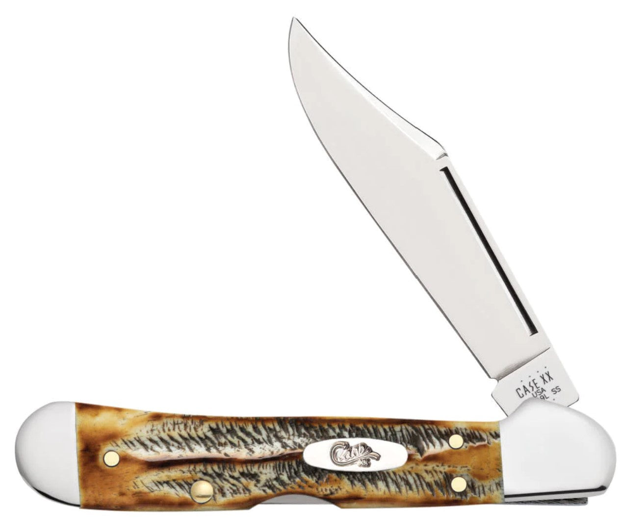 人気定番の 6.5 Case BoneStag® Willey – (65327) CopperLock® Mini Jigged レッグウェア