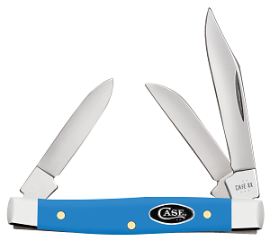 Case Smooth Light Blue Synthetic Small Stockman (68904)