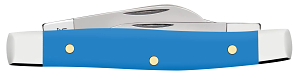 Case Smooth Light Blue Synthetic Small Stockman (68904)