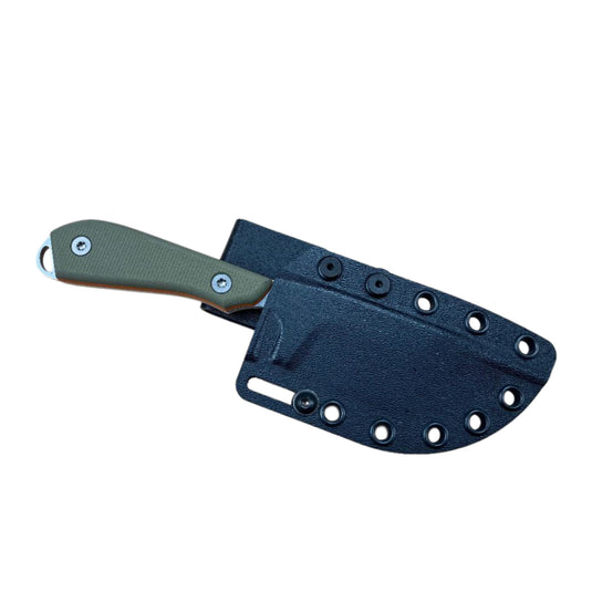 White River M1 Skinner, Green / Orange Textured G10 (WRM1-SKN-TGO)
