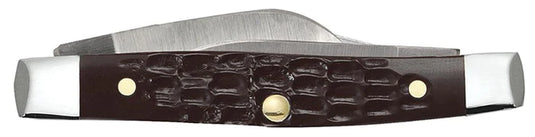 Case Jigged Brown Synthetic Small Stockman (00081)