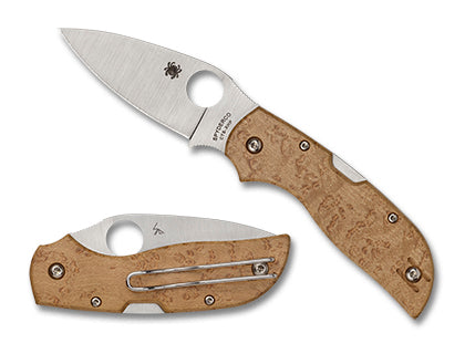 Spyderco Chaparral Birdseye Maple Wood (C152WDP)
