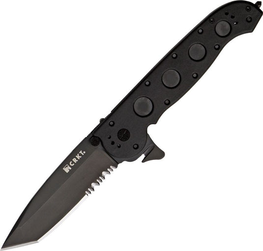CRKT® M16®-14ZLEK Flipper Large Serrated Tanto Titanium Nitride (M16-14ZLEK)