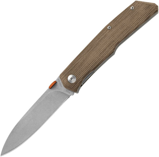 Fox Sicilian Green Canvas Micarta (525MIN)