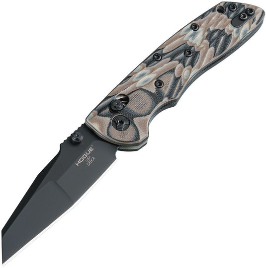 Hogue Deka ABLE Lock Black Wharncliffe G-Mascus Dark Earth G10 (HO24267)