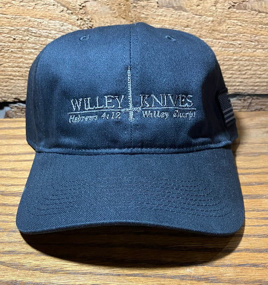 Willey Knives Cloth Cap, Black (HAT19)