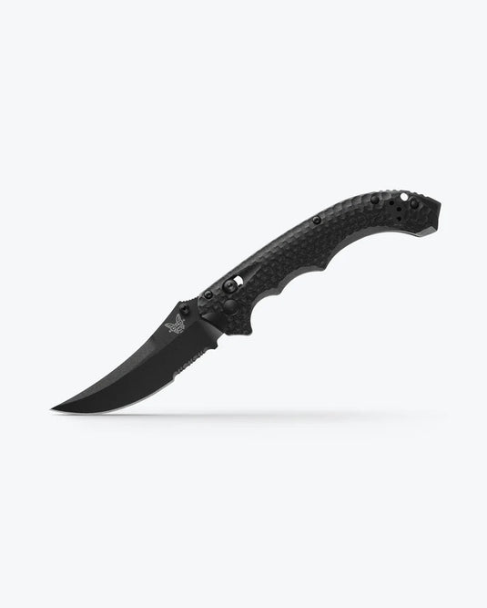 Benchmade Mini Bedlam™ AXIS® Lock Black G10 Partial Serration (865SBK)