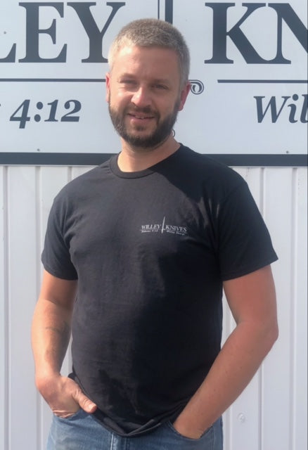 Willey Knives Flag Logo Short Sleeve T-Shirt, Black