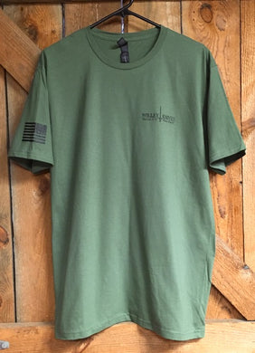 Willey Knives Eagle Logo Short Sleeve T-Shirt, Military Green