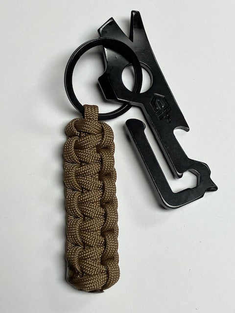 Anchor's Knot Gerber Mullet Tool with Coyote Brown Paracord Lanyard