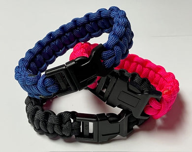 Anchor's Knot Paracord Bracelet, Solid Colors