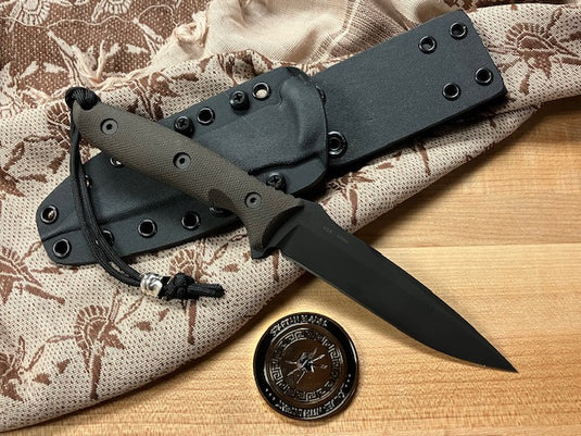 Spartan Blades Elite Moros, Black / Green, S45VN (SB53BKRGKYBK)