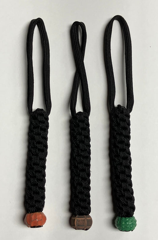 Anchor's Knot 550 Paracord Spiral Knot Lanyard with Chroma Scales Bead