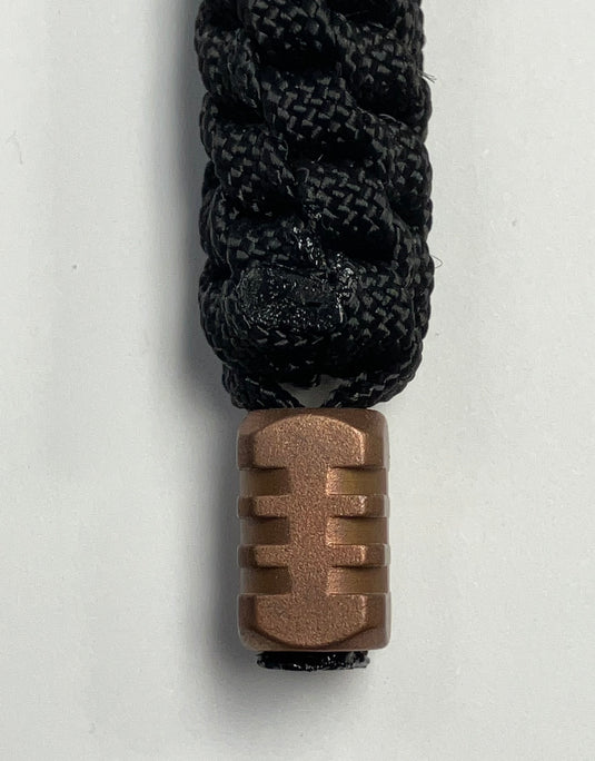 Anchor's Knot 550 Paracord Spiral Knot Lanyard with Copper Bead