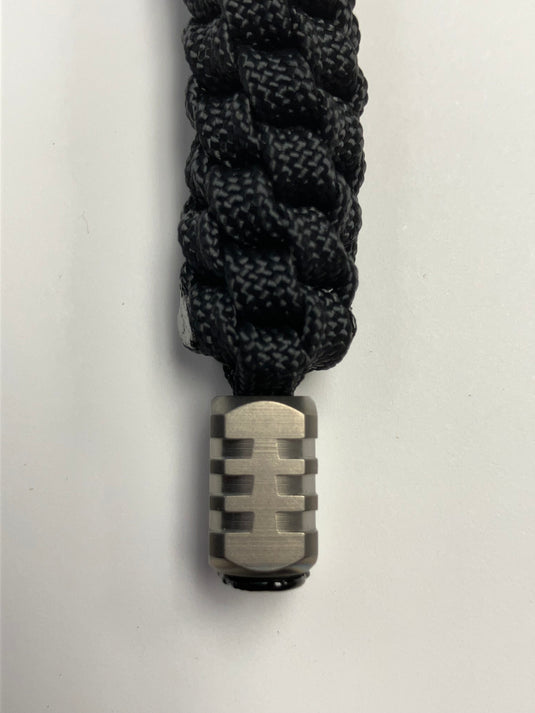Anchor's Knot 550 Paracord Spiral Knot Lanyard with Titanium Bead