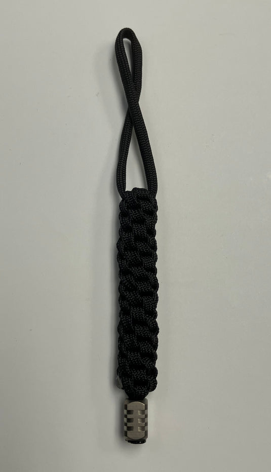 Anchor's Knot 550 Paracord Spiral Knot Lanyard with Titanium Bead